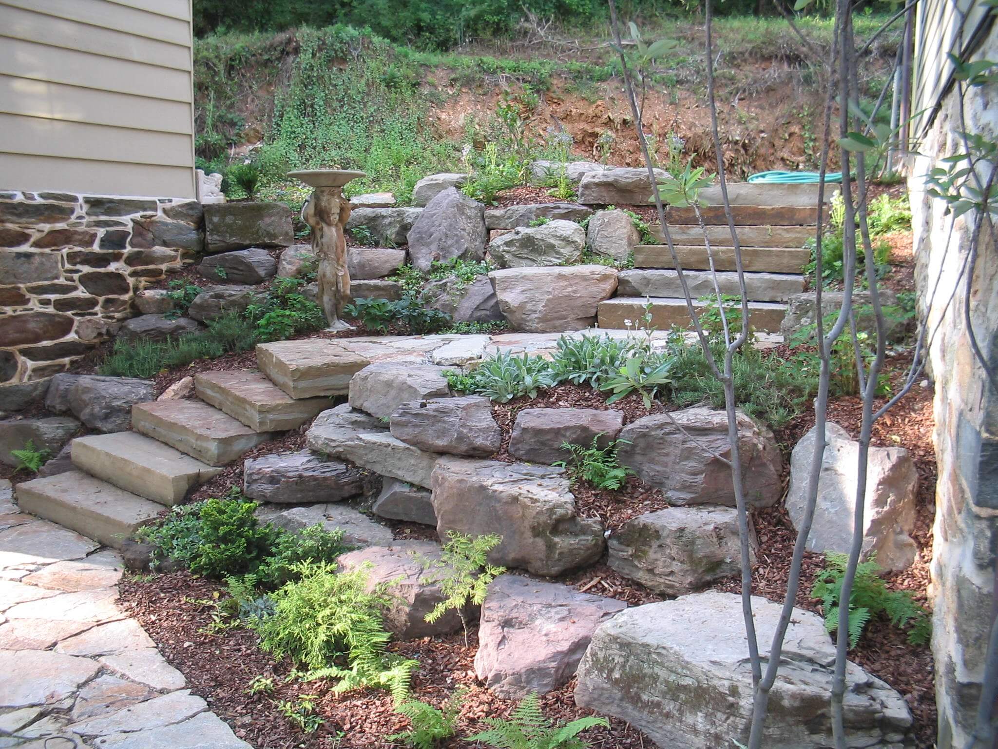 Stone Walkways, Stairs & Steps in MD, VA & WV | Poole's Stone & Garden ...